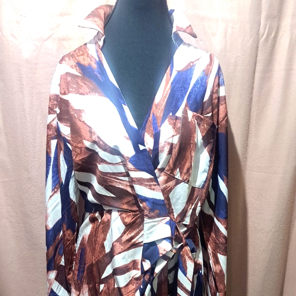 Stylish Women's Abstract Print Dress
